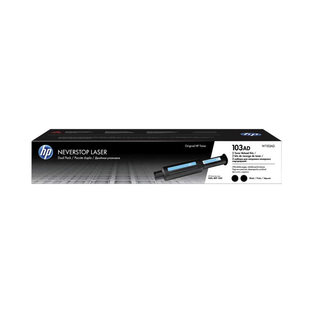 HP 103AD Dual Pack Black Toner Reload Kit