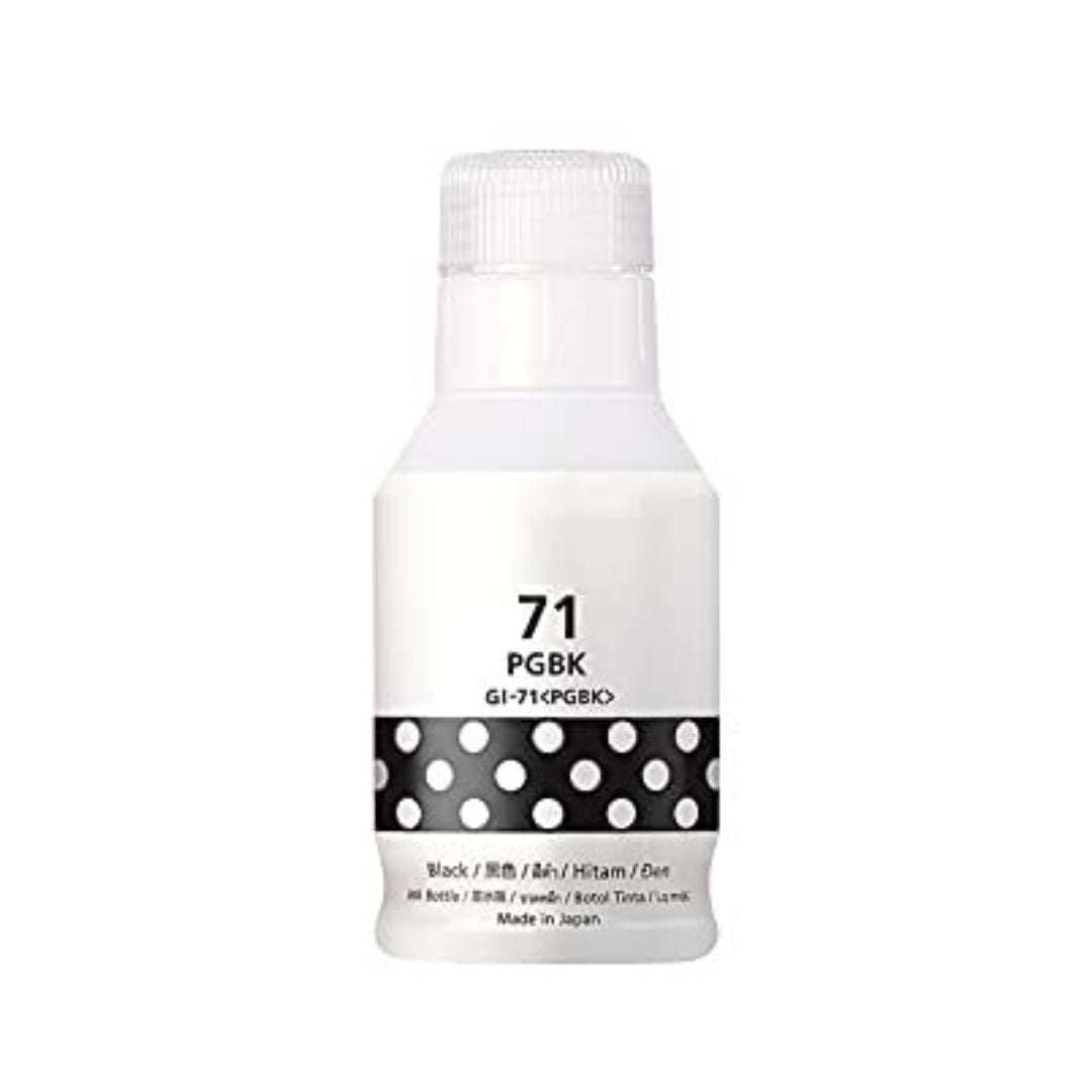 Canon Pixma GI-71 Black Original Ink Bottle, 70 ML